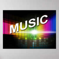 Music Illustration poster