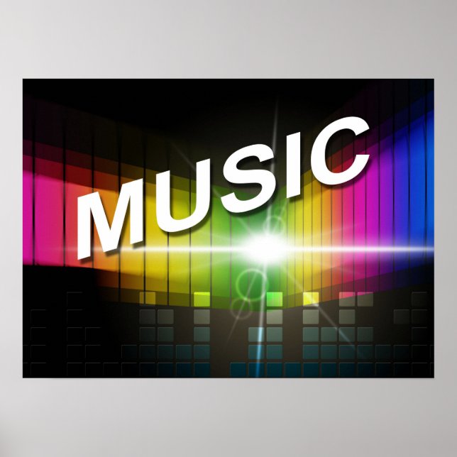 Music Illustration poster (Front)