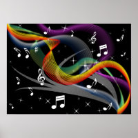 Music Illustration poster