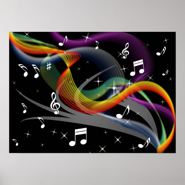 Music Illustration poster (Front)