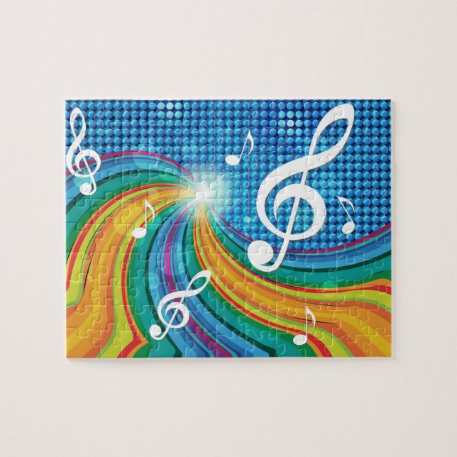 Music Illustration puzzle (Horizontal)