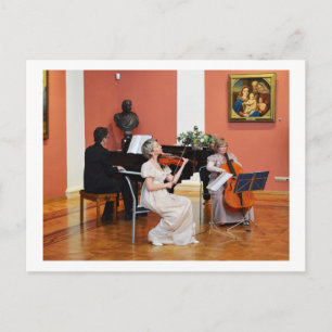 Music in a grand Russian hall Postcard