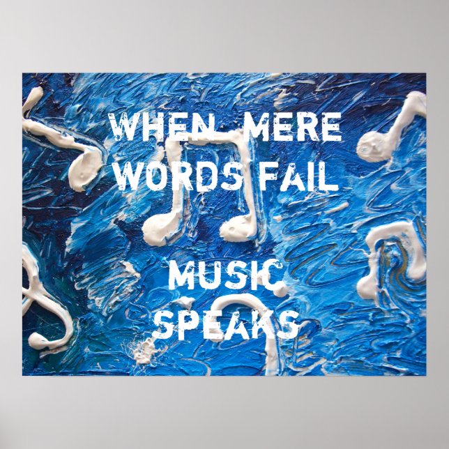 Music in Blue Poster (Front)