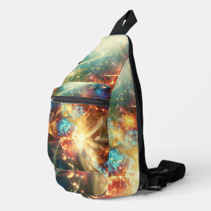 Music in Chaos Digital Art Sling Bag