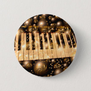 Music in me, Music in you_ 6 Cm Round Badge