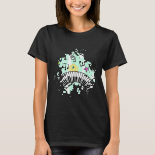 Music In Me Musical Notes Piano Music Lover Gifts T-Shirt