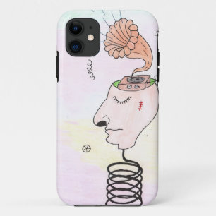 "Music in my head" Postcard Case-Mate iPhone Case