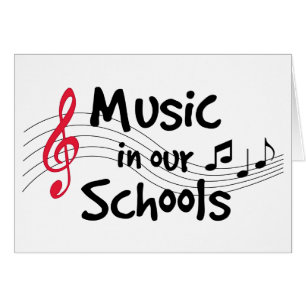 Music in Our Schools Greeting Card