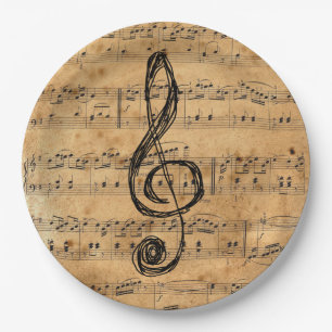 Music in the Soul Paper Plate