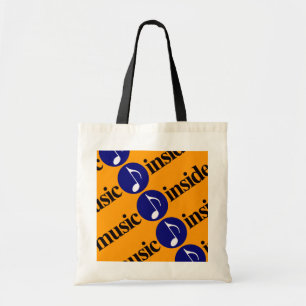 music inside tote bag