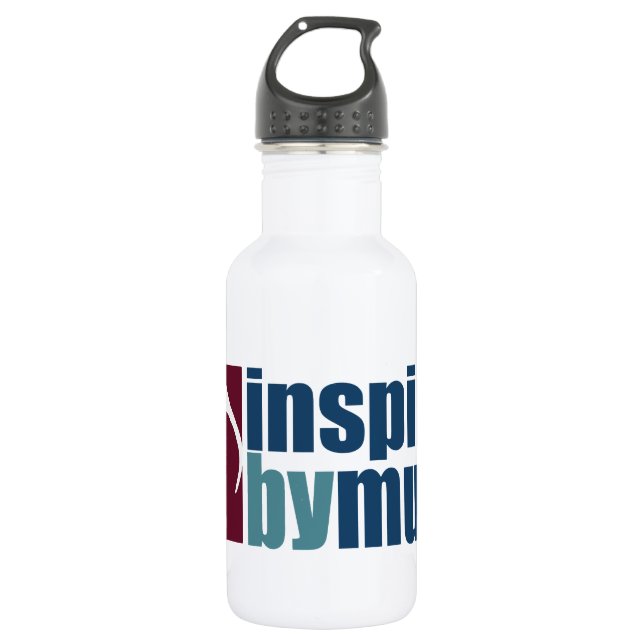 music inspiration 532 ml water bottle (Front)