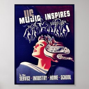 Music Inspires Poster