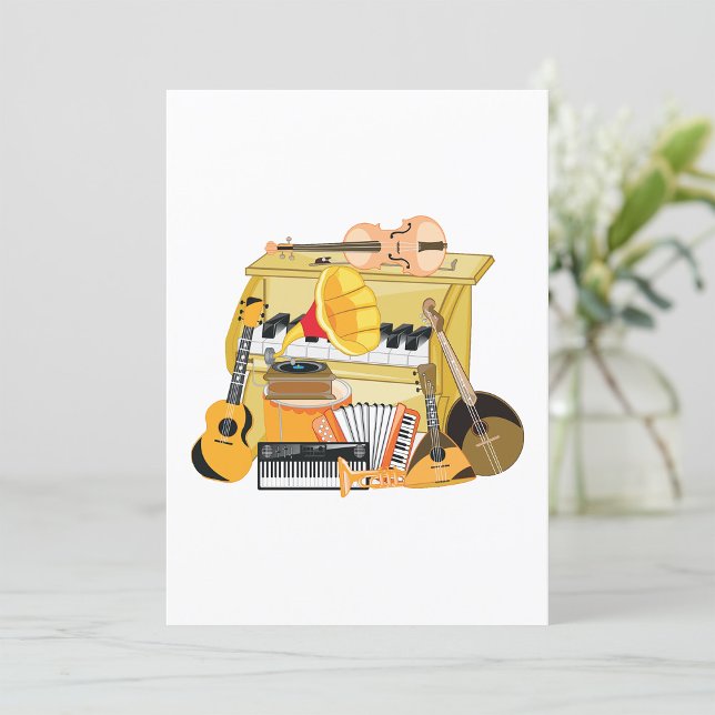 Music Instruments Invitation (Creator Uploaded)