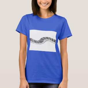 Music Instruments Keyboard Piano Notes Art T-Shirt