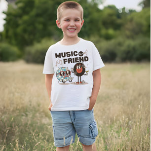 Music is a friend baby T-Shirt