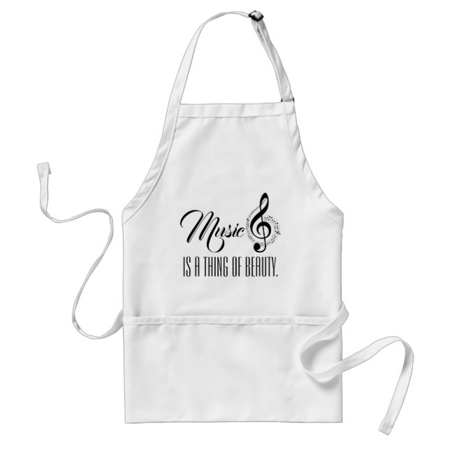 Music Is A Thing Of Beauty Standard Apron (Front)