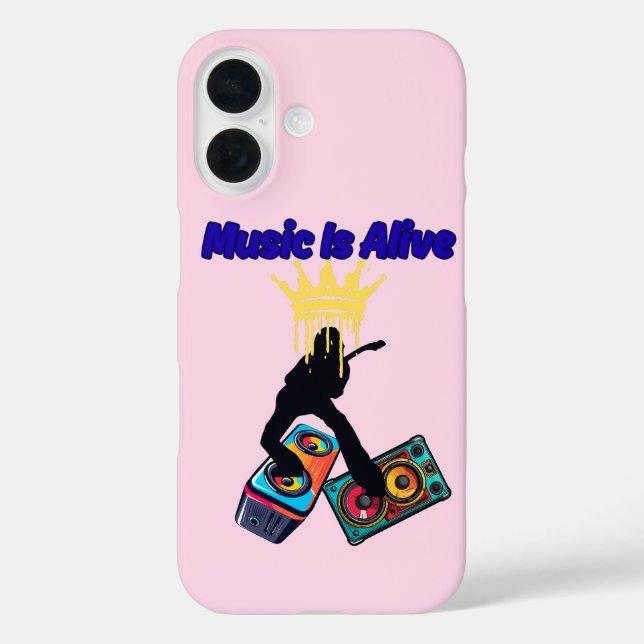 Music Is Alive Case-Mate iPhone Case (Back)