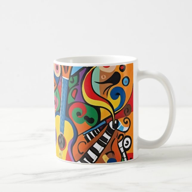 Music is art coffee mug (Right)