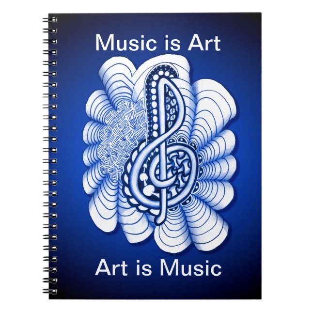 Music is Art Notebook (Front)