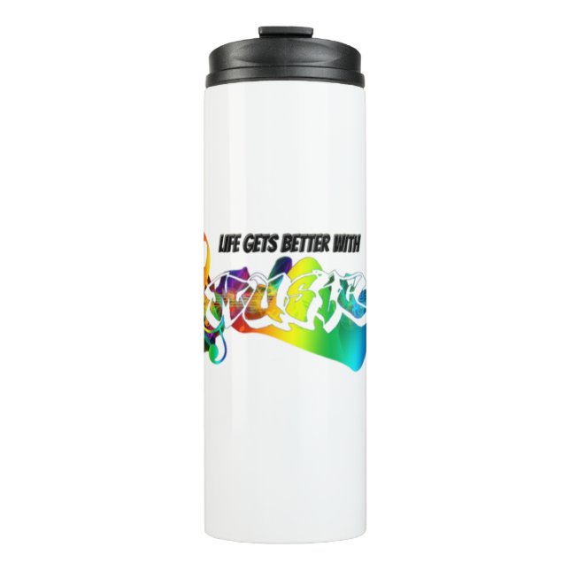 Music is Better Thermal Tumbler (Front)