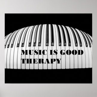 Music is Good Therapy Poster