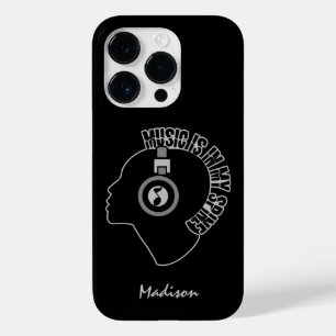 Music Is In My Spine custom name phone cases