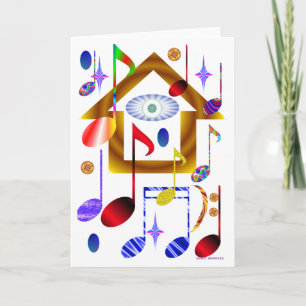 Music Is Inspiring - Greeting Card