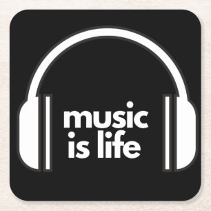 Music is Life Coaster