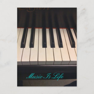 Music Is Life Postcard