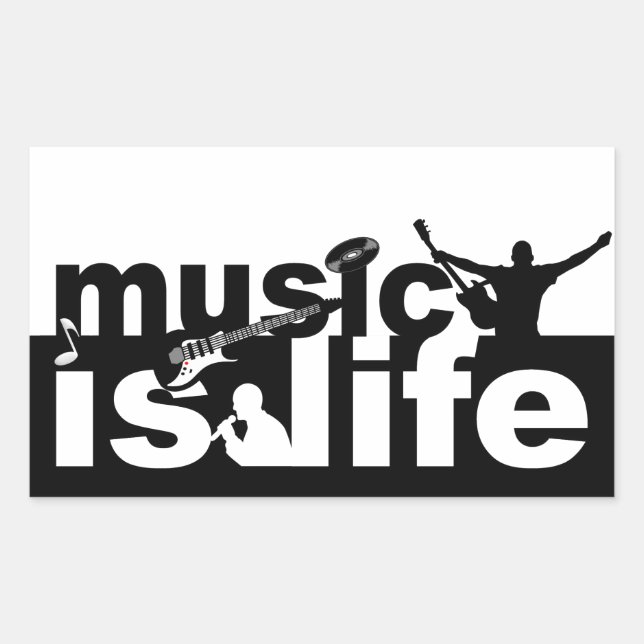 Music is life stickers (Front)