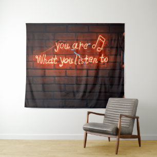 Music is Life, You are What you listen to Neon Tapestry