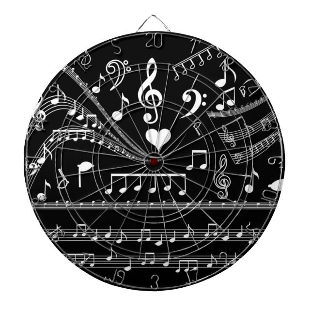 Music is Loved!__ Dartboard (Front)