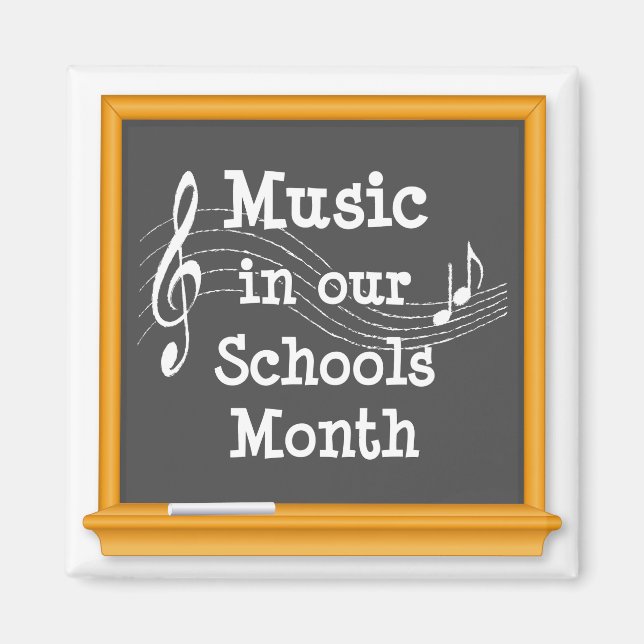 Music is Magnetic Magnet (Front)