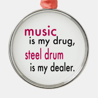 Music Is My Drug, Steel drum Is My Dealer Metal Tree Decoration