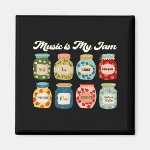 Music Is My Jam Teacher Choir Band Student Musicia Magnet