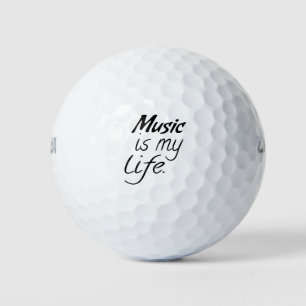 Music is My LIFE Golf Balls