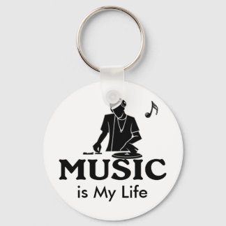Music is My Life Key Ring