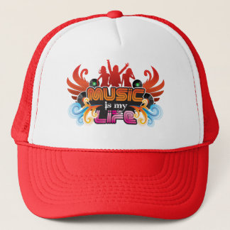 music is my life line trucker hat