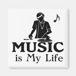 Music is My Life Magnet