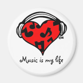 Music is my life-Magnet Magnet