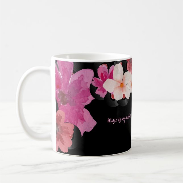 Music Is My Nature  Coffee Mug (Left)