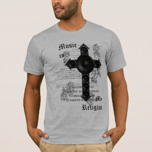 Music is my Religion (Black) T-Shirt
