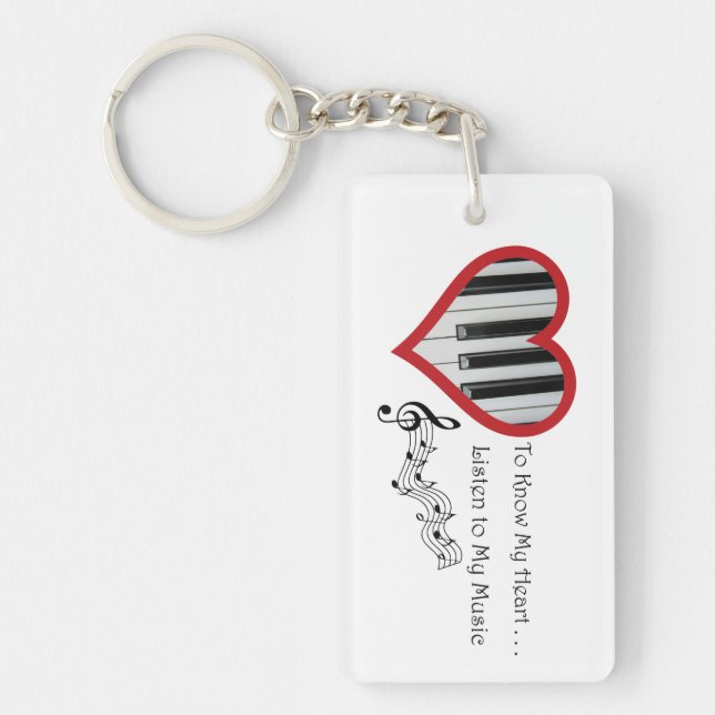 Music is my Soul Key Ring (Front)