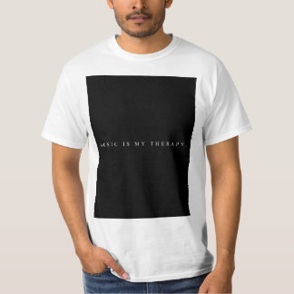 Music is my therapy t-shirt (White)