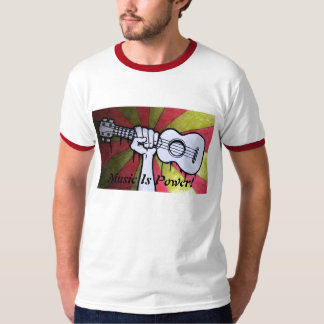 Music is power- mens shirt