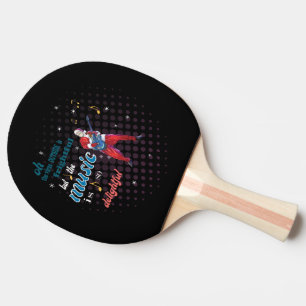 Music Is So Delightful Ping Pong Paddle