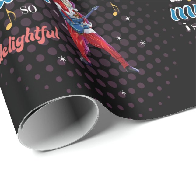Music Is So Delightful Wrapping Paper (Roll Corner)