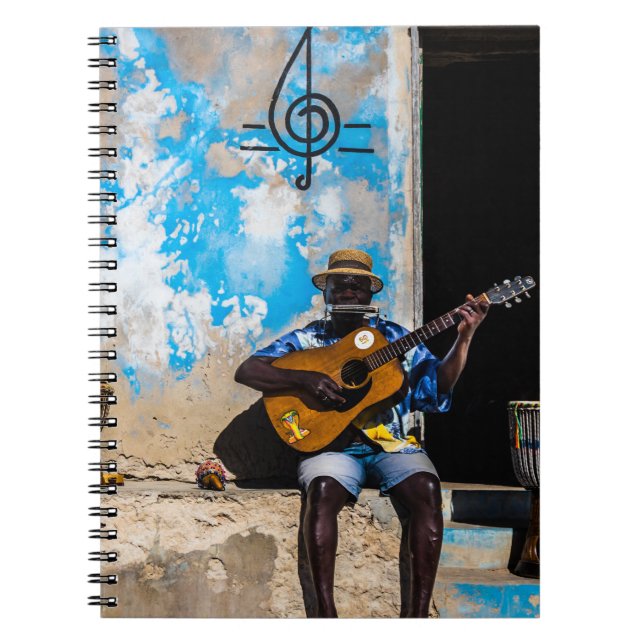 Music is the medicine of the mind notebook (Front)