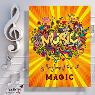 MUSIC is the strongest form of Magic Postcard
