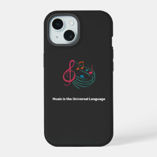 "Music is the Universal Language." MUSIC LOVER iPhone 15 Case